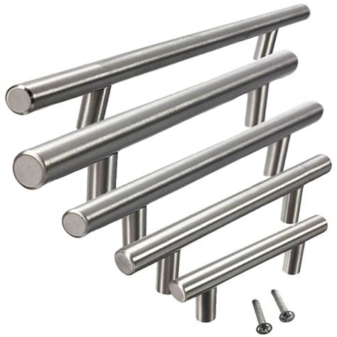 kitchen cabinet stainless steel t bar pull with rope inlay|T.